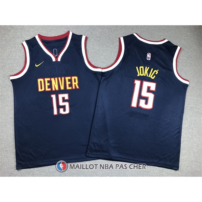 Maillot Enfant Denver Nuggets Nikola Jokic Icon 2020-21 Bleu